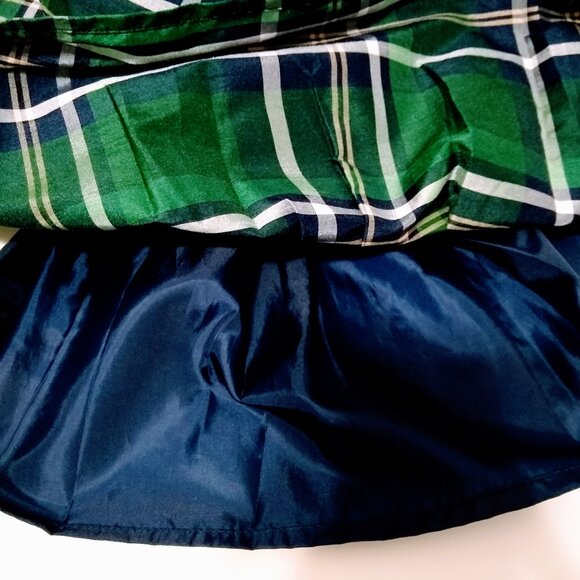 GYMBOREE PLAID GREEN DRESS GIRLS SIZE 8 - Picture 7 of 9